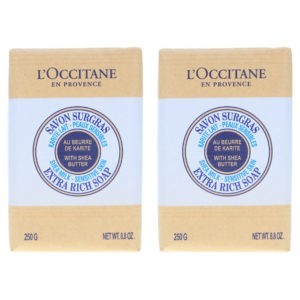 L'Occitane Shea Milk Bar Soap 8.8 oz 2 Pack