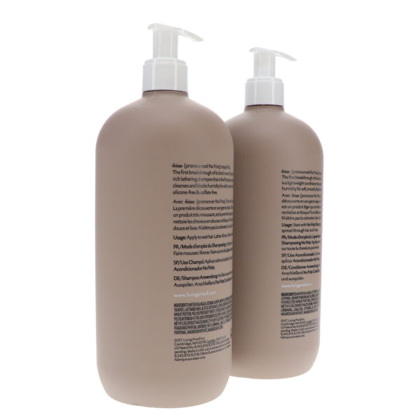 Living Proof No Frizz Shampoo 24 oz & No Frizz Conditioner 24 oz Combo Pack