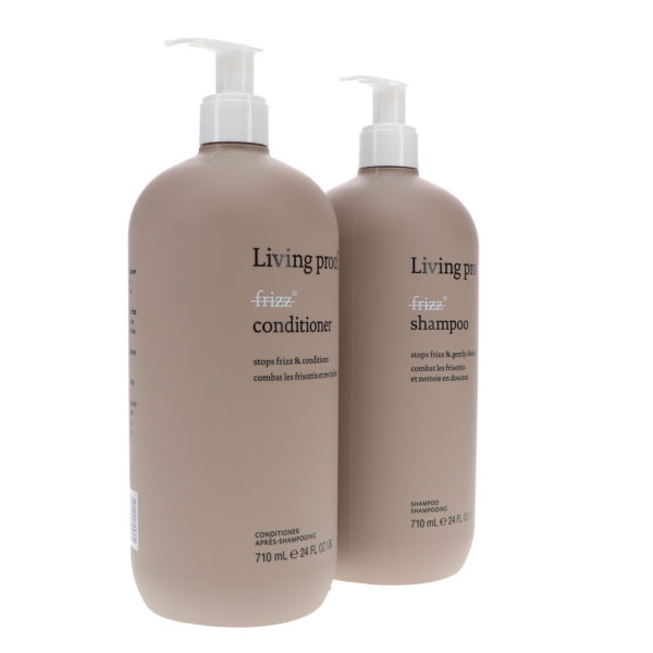 Living Proof No Frizz Shampoo 24 oz & No Frizz Conditioner 24 oz Combo Pack