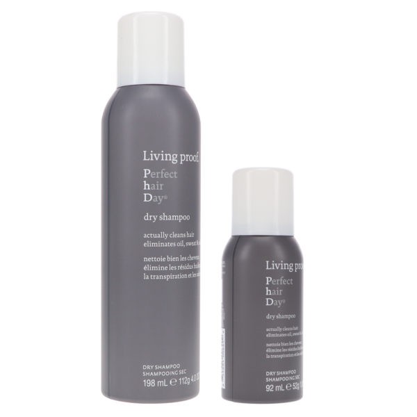 Living Proof Perfect Hair Day Dry Shampoo 4 oz & Perfect Hair Day Dry Shampoo 1.8 oz Combo Pack