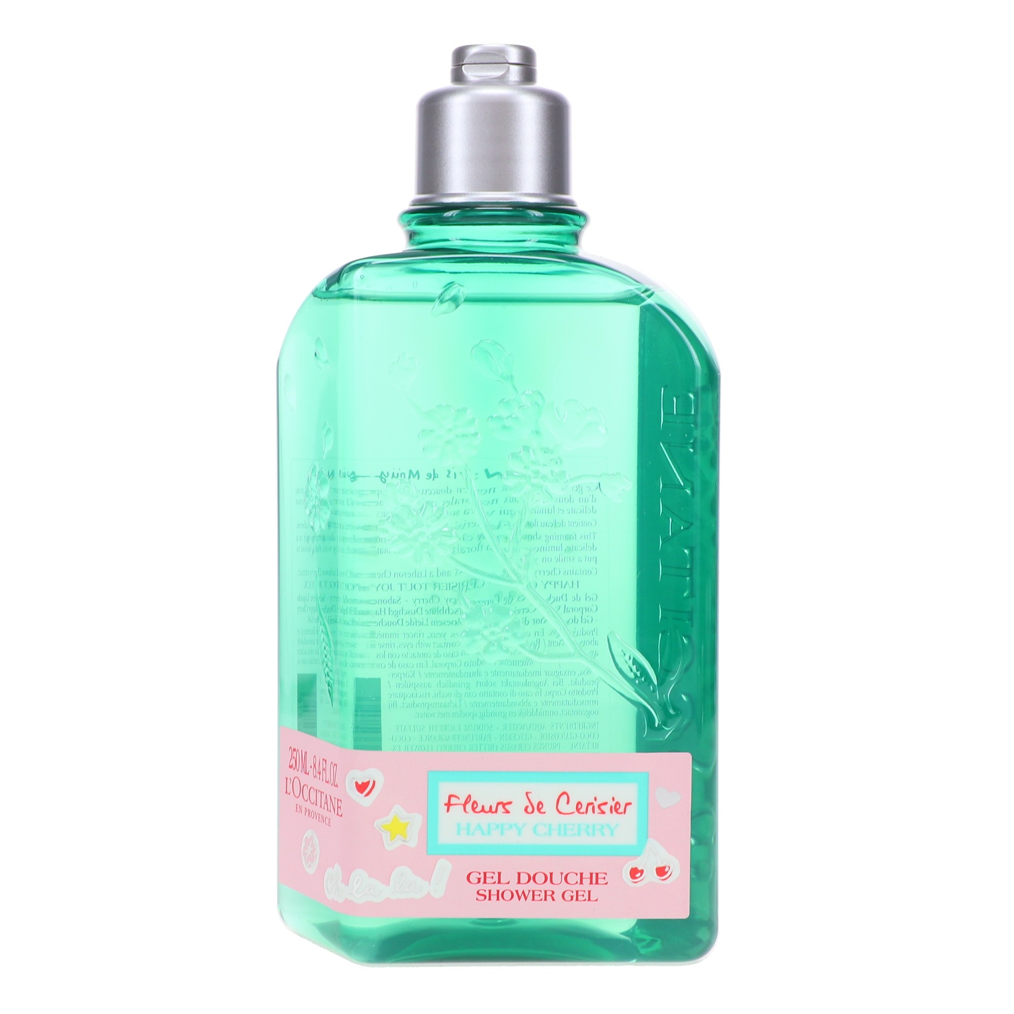 L'Occitane Fleurs de Cerisier Happy Cherry Shower Gel 8.4 oz