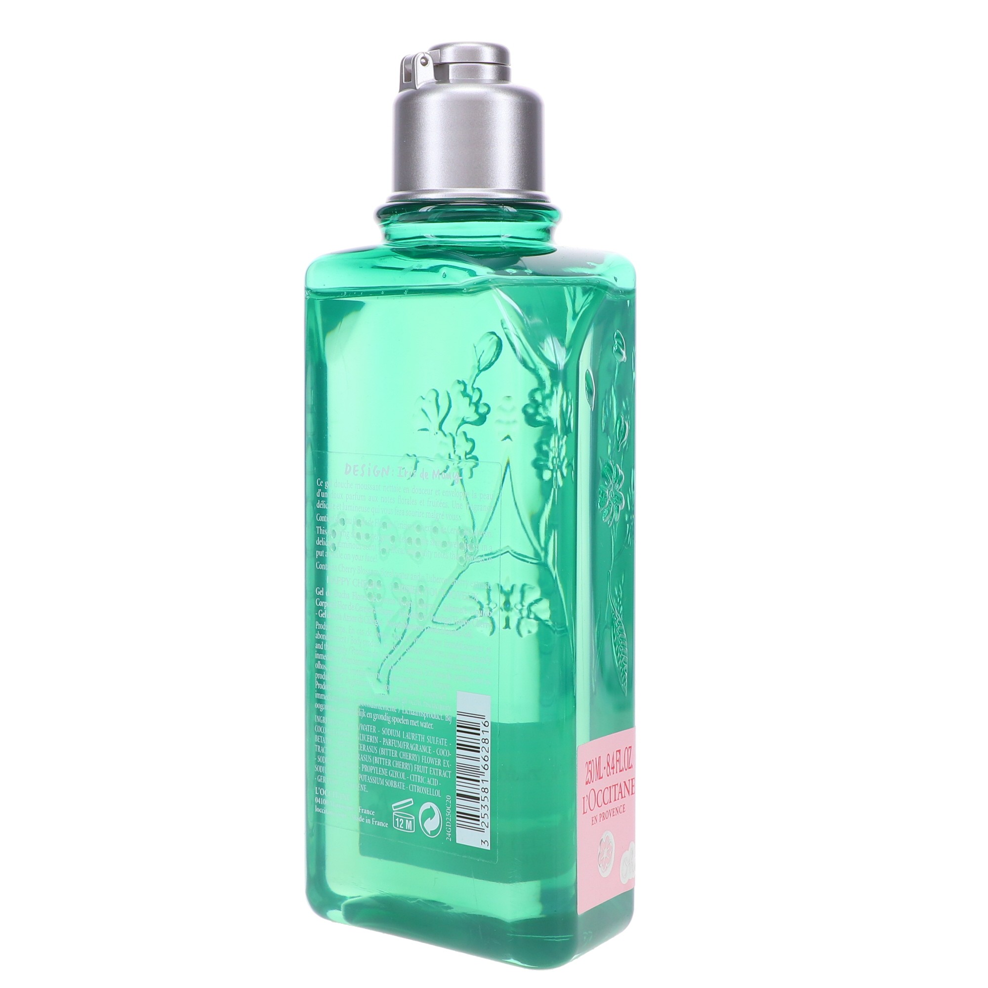 L'Occitane Fleurs de Cerisier Happy Cherry Shower Gel 8.4 oz