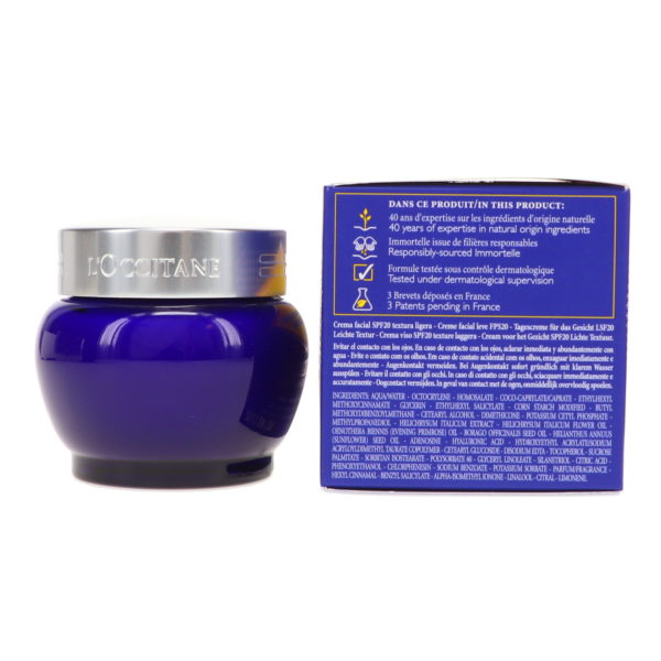 L'Occitane Immortal Precious Light Face Cream 1.7 oz