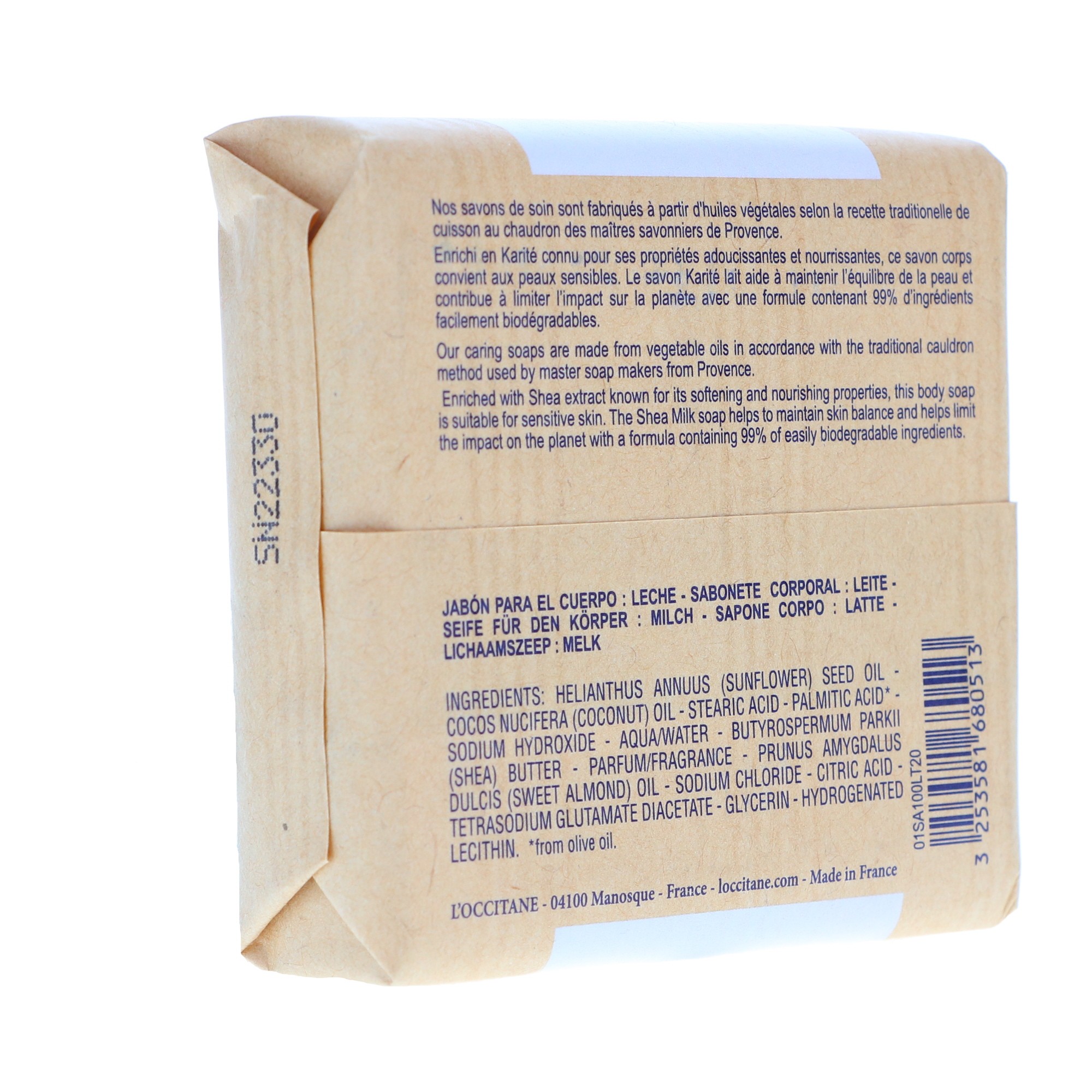 L'Occitane Shea Butter Extra Gentle Soap Milk 3.5 oz