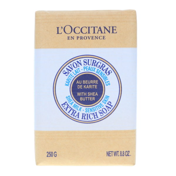 L'Occitane Shea Milk Bar Soap 8.8 oz