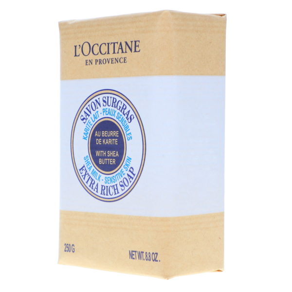 L'Occitane Shea Milk Bar Soap 8.8 oz