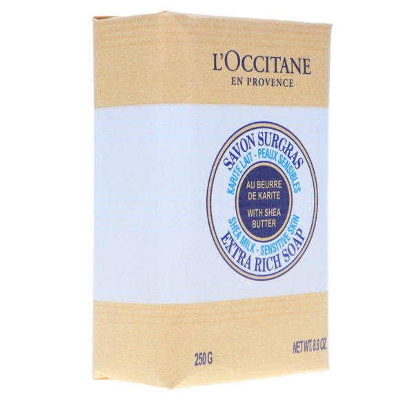 L'Occitane Shea Milk Bar Soap 8.8 oz