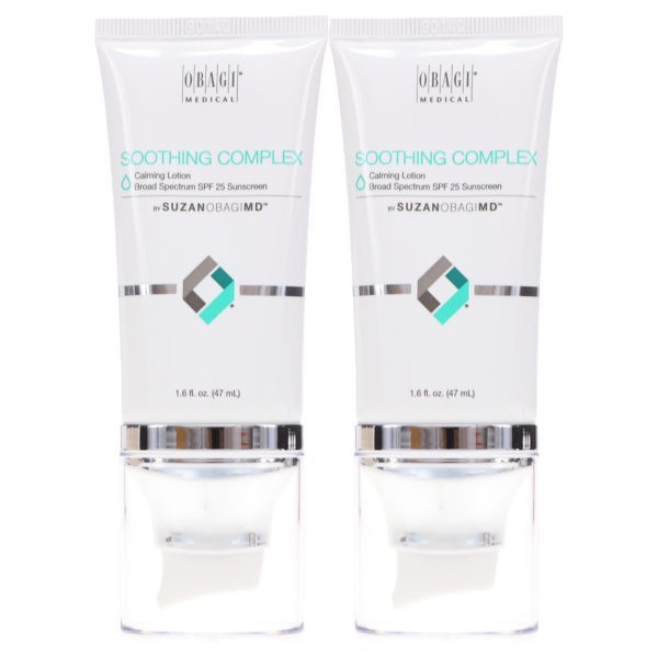 Obagi Medical SUZANOBAGIMD Soothing Complex Calming Lotion SPF25 1.6 oz 2 Pack