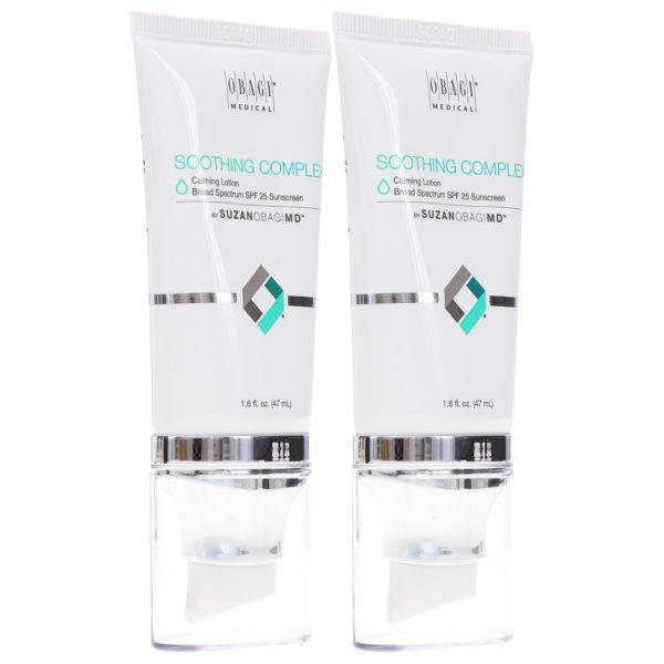 Obagi Medical SUZANOBAGIMD Soothing Complex Calming Lotion SPF25 1.6 oz 2 Pack