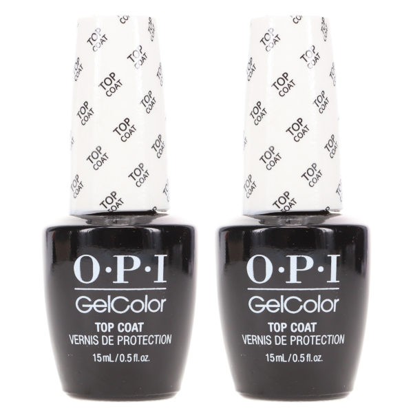 OPI GelColor Top Coat 0.5 oz 2 Pack
