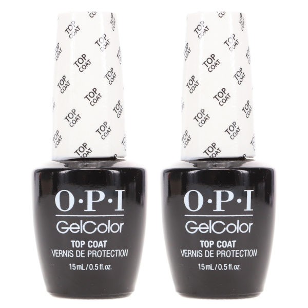 OPI GelColor Top Coat 0.5 oz 2 Pack