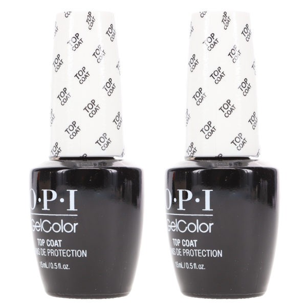 OPI GelColor Top Coat 0.5 oz 2 Pack