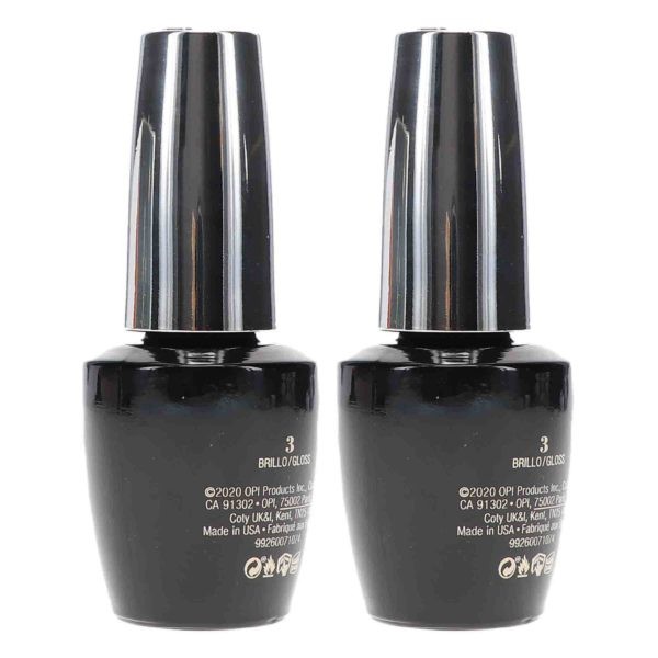 OPI Infinite Shine Top Coat Prostay Gloss 0.5 oz 2 Pack