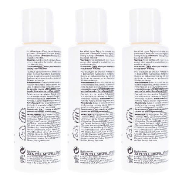 Paul Mitchell Awapuhi Shampoo 3.4 oz 3 Pack