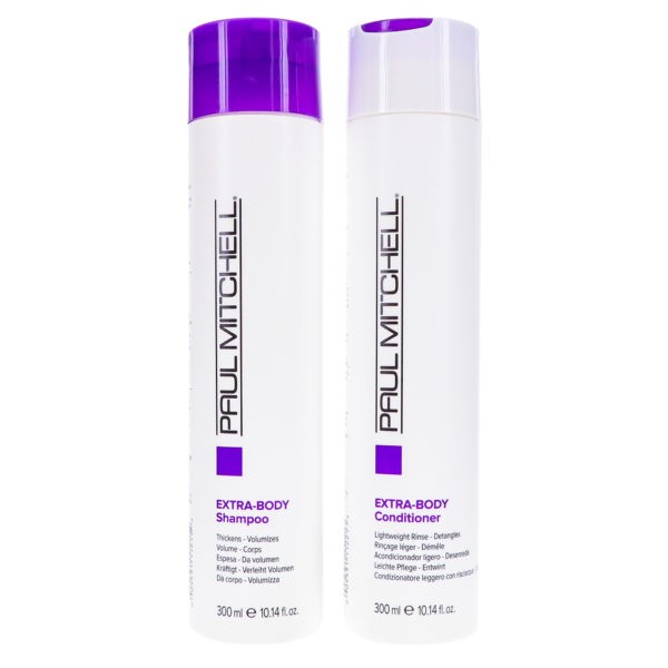 Paul Mitchell ExtraBody Daily Shampoo 10.14 oz & Daily Rinse 10.14 oz Combo Pack