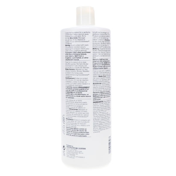 Paul Mitchell Invisiblewear Shampoo 33.8 oz