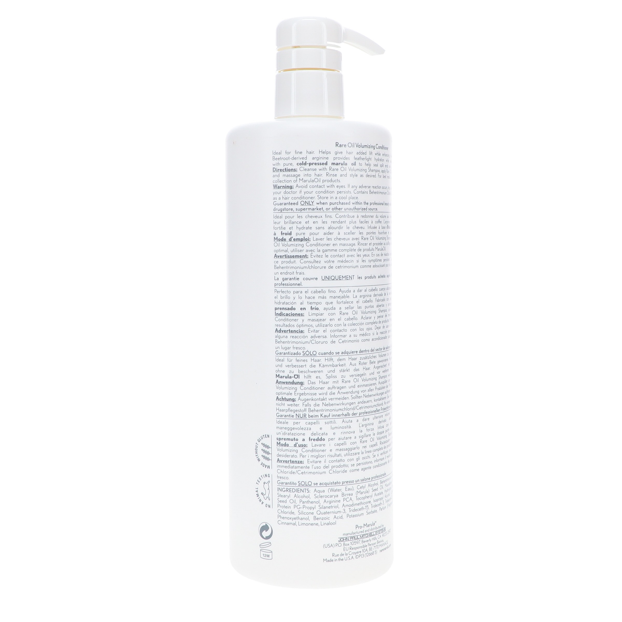 Paul Mitchell Marula Oil Light Rare Oil Volumizing Conditioner 24 oz