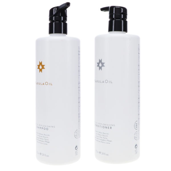 Paul Mitchell Marula Oil Rare Oil Replenishing Shampoo 24 oz & Marula Oil Rare OIl Replenishing Conditioner 24 oz Combo Pack