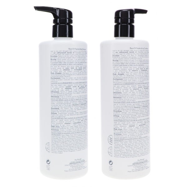 Paul Mitchell Marula Oil Rare Oil Replenishing Shampoo 24 oz & Marula Oil Rare OIl Replenishing Conditioner 24 oz Combo Pack