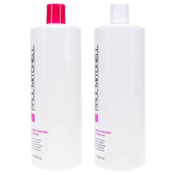 Paul Mitchell Super Strong Daily Shampoo 33.8 oz & Super Strong Daily Conditioner 33.8 oz Combo Pack