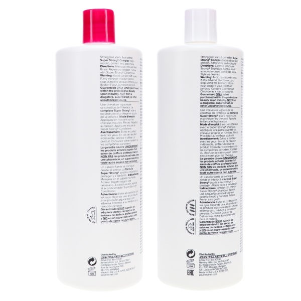 Paul Mitchell Super Strong Daily Shampoo 33.8 oz & Super Strong Daily Conditioner 33.8 oz Combo Pack