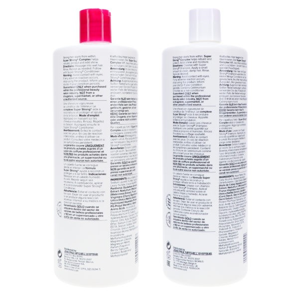 Paul Mitchell Super Strong Daily Shampoo 33.8 oz & Super Strong Daily Conditioner 33.8 oz Combo Pack