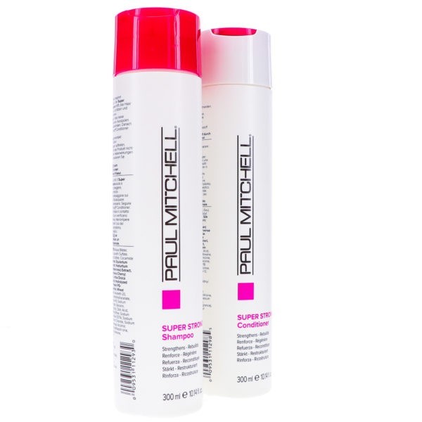 Paul Mitchell Super Strong Shampoo 10.14 oz & Super Strong Conditioner 10.14 oz Combo Pack