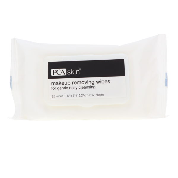 PCA Skin Makeup Remover Face Wipes 25 ct
