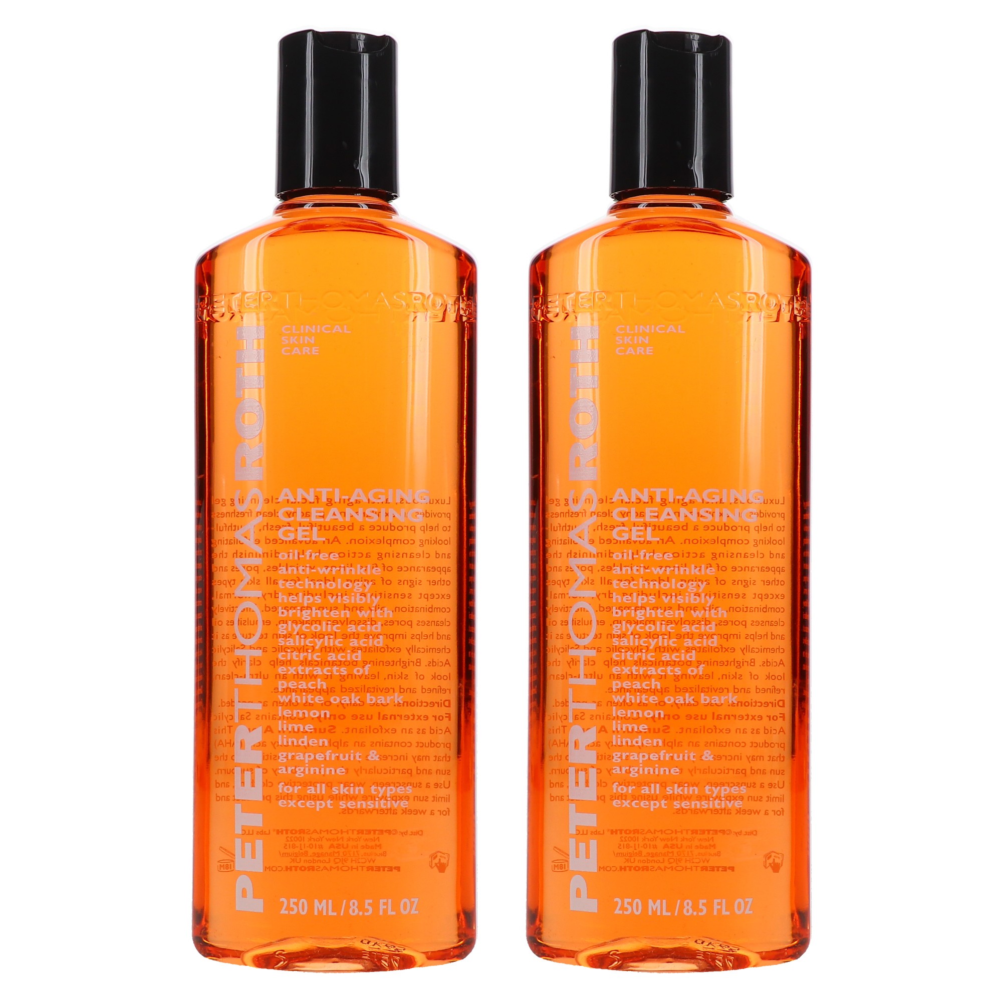 Peter Thomas Roth Anti Aging Cleansing Gel 8.5 oz 2 Pack