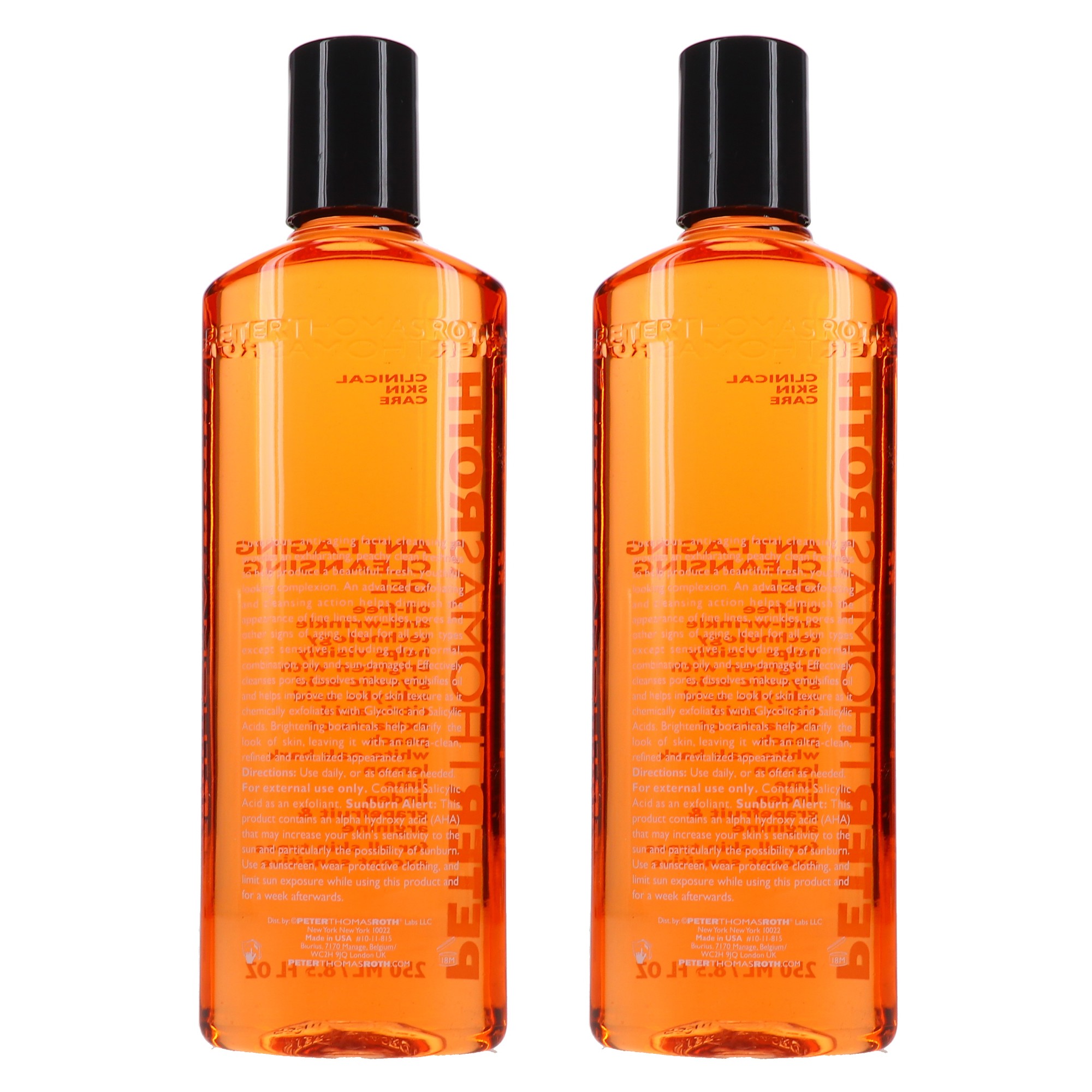 Peter Thomas Roth Anti Aging Cleansing Gel 8.5 oz 2 Pack