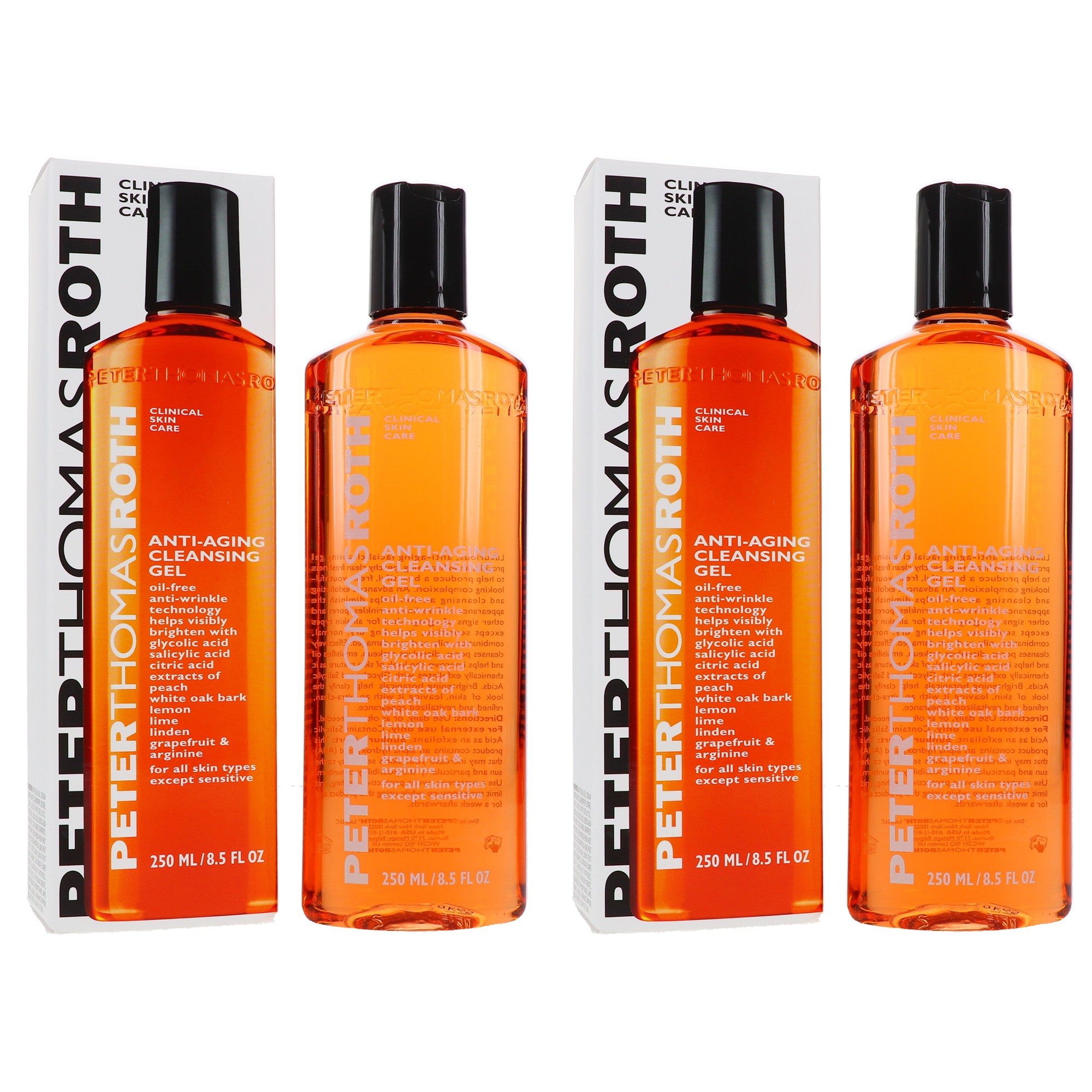 Peter Thomas Roth Anti Aging Cleansing Gel 8.5 oz 2 Pack