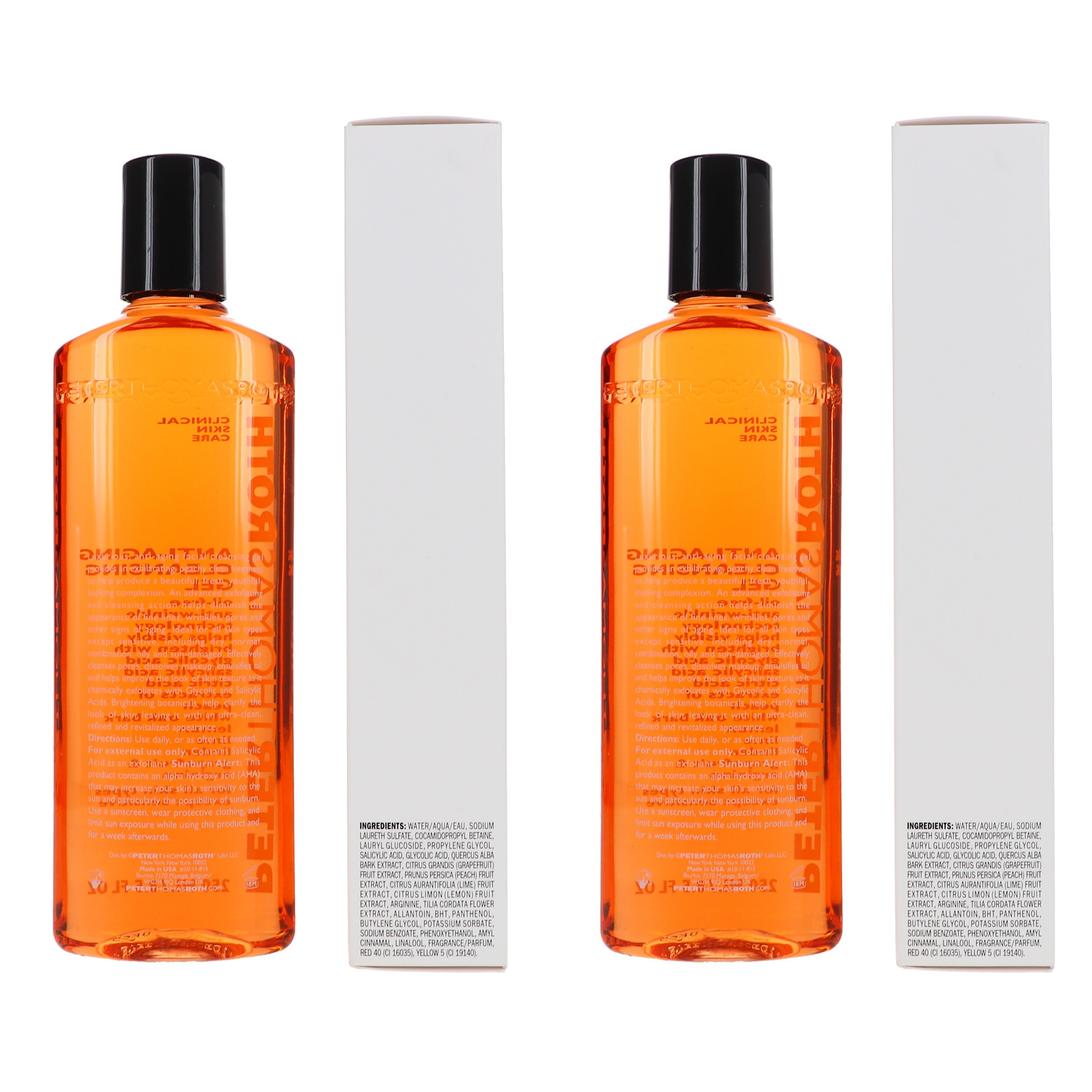Peter Thomas Roth Anti Aging Cleansing Gel 8.5 oz 2 Pack