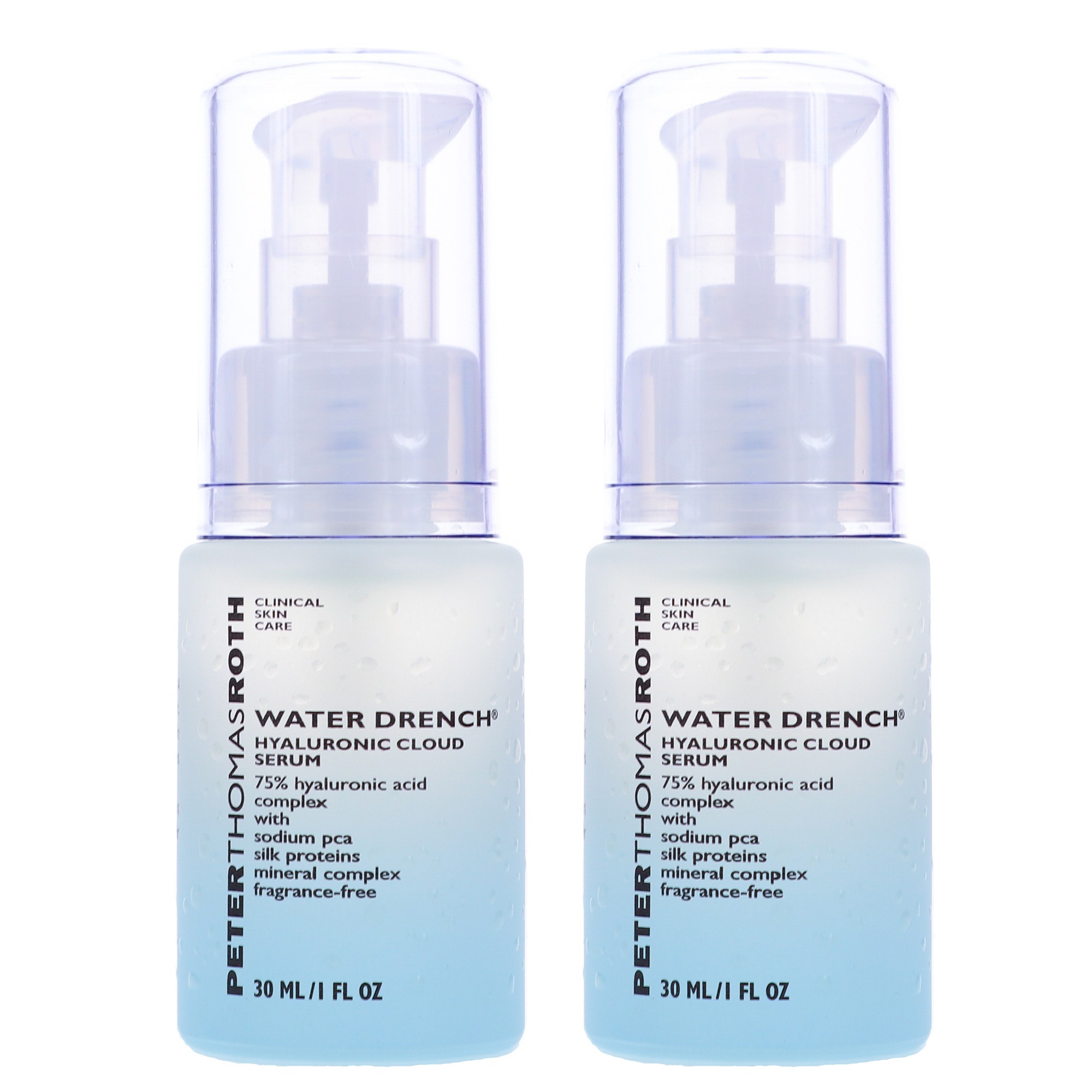 Peter Thomas Roth Water Drench Hyaluronic Cloud Serum 1 oz 2 Pack