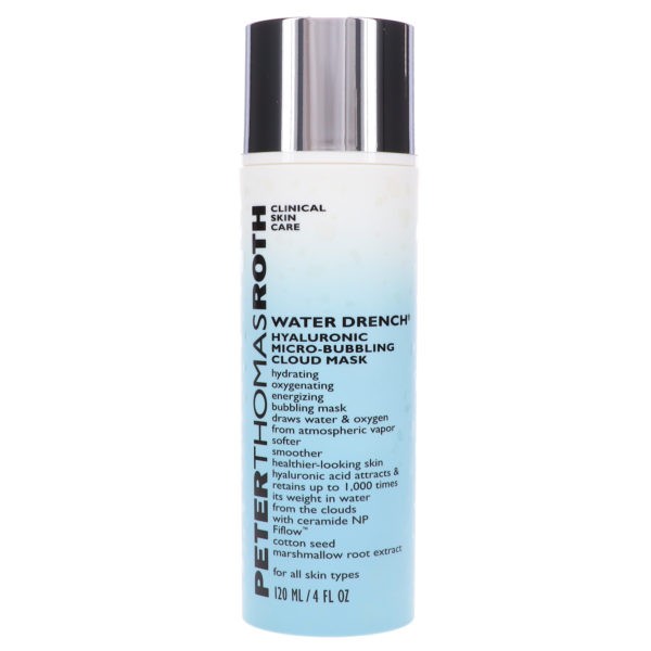 Peter Thomas Roth Water Drench Hyaluronic Micro Bubbling Cloud Mask 4 oz