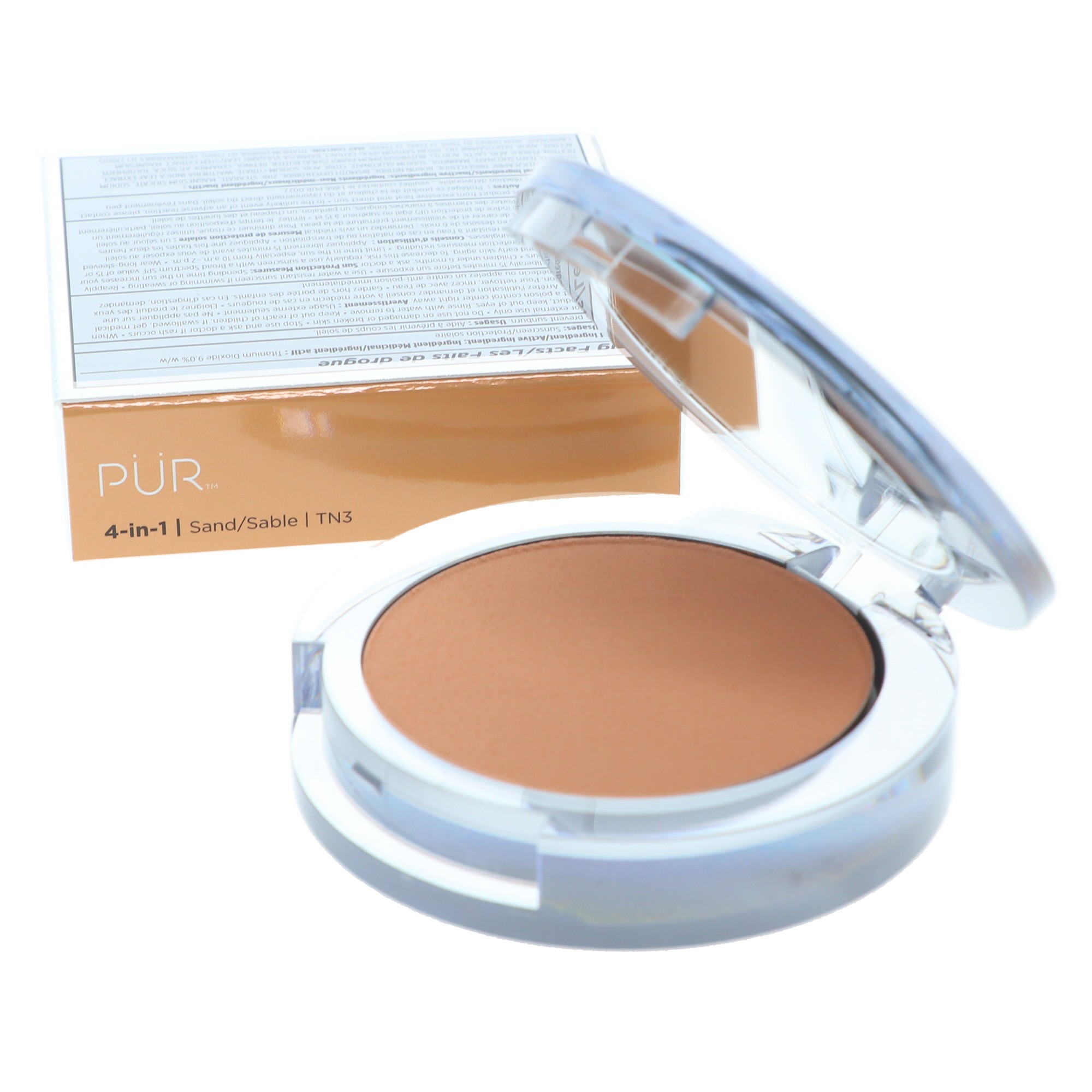 PUR 4 In 1 Pressed Mineral Makeup Sand/Sable TN3 0.28 oz