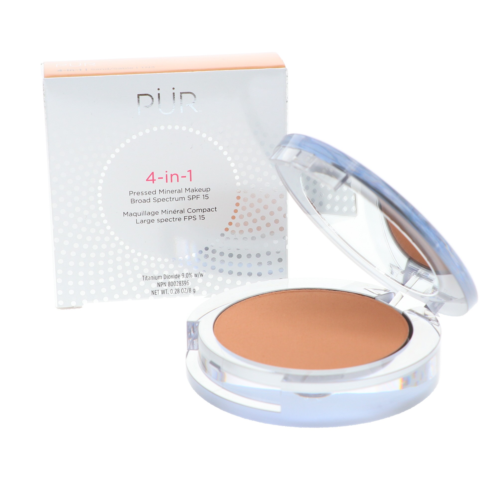 PUR 4 In 1 Pressed Mineral Makeup Sand/Sable TN3 0.28 oz