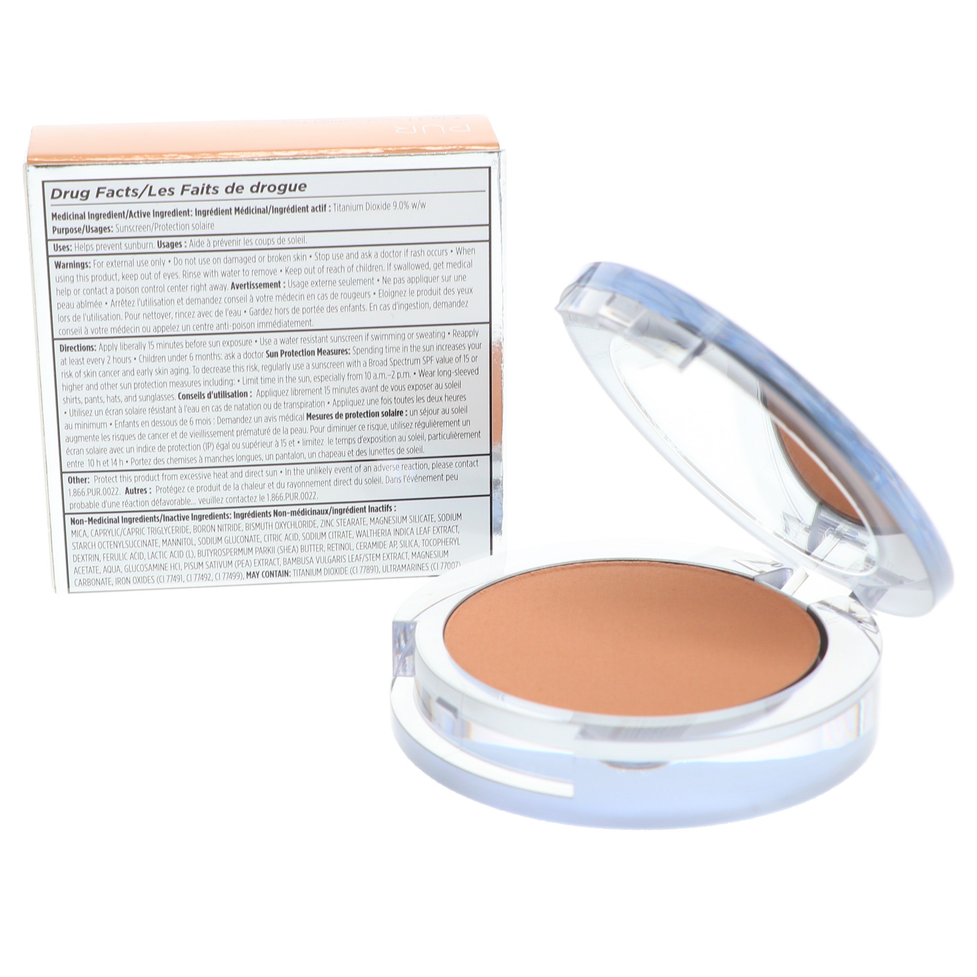 PUR 4 In 1 Pressed Mineral Makeup Sand/Sable TN3 0.28 oz