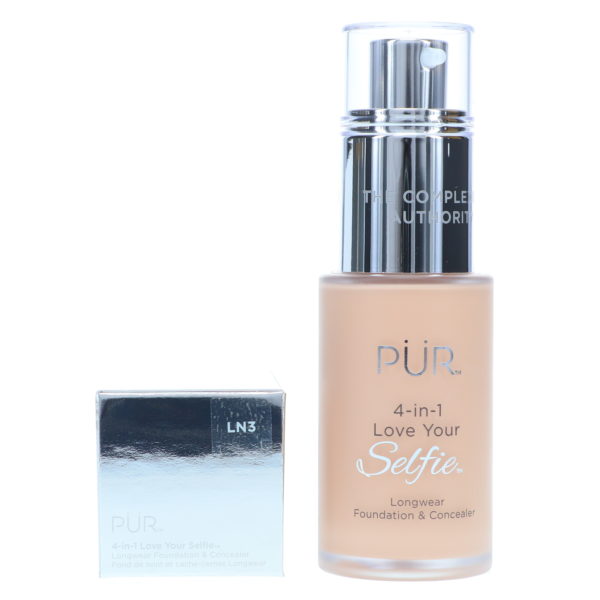 PUR 4-In-1 Love Your Selfie Longwear Foundation & Concealer LN3 1 oz
