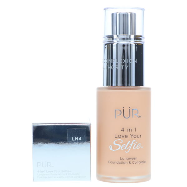 PUR 4-In-1 Love Your Selfie Longwear Foundation & Concealer Light Neutral LN4 1 oz