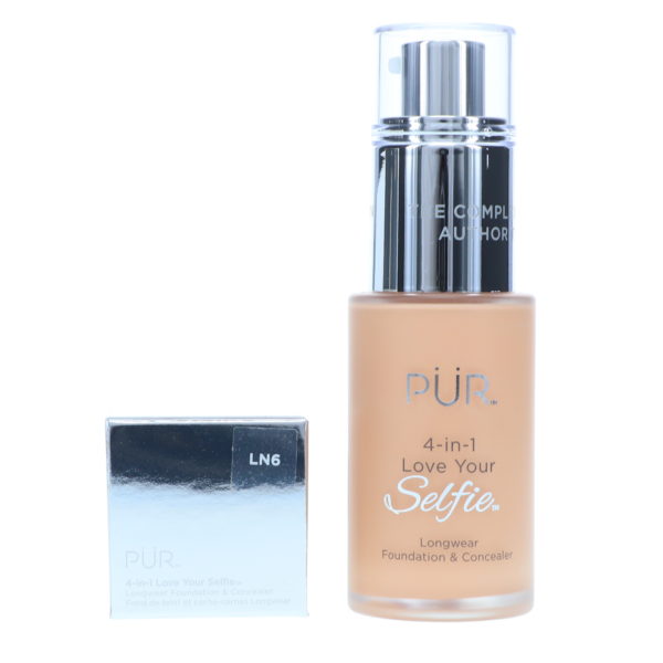 PUR 4-In-1 Love Your Selfie Longwear Foundation & Concealer Light Neutral LN6 1 oz