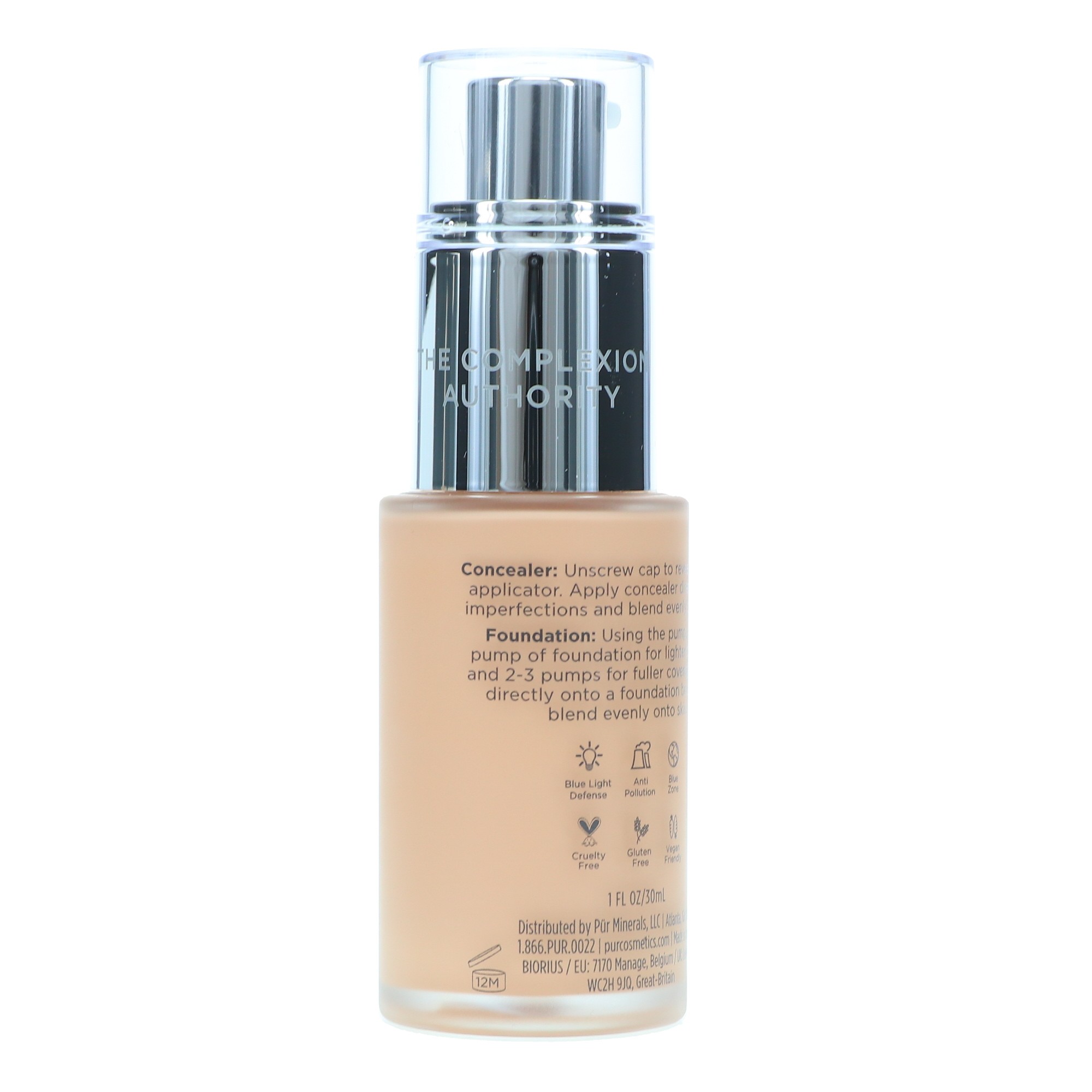 PUR 4-In-1 Love Your Selfie Longwear Foundation & Concealer Medium Neutral MN2 1 oz