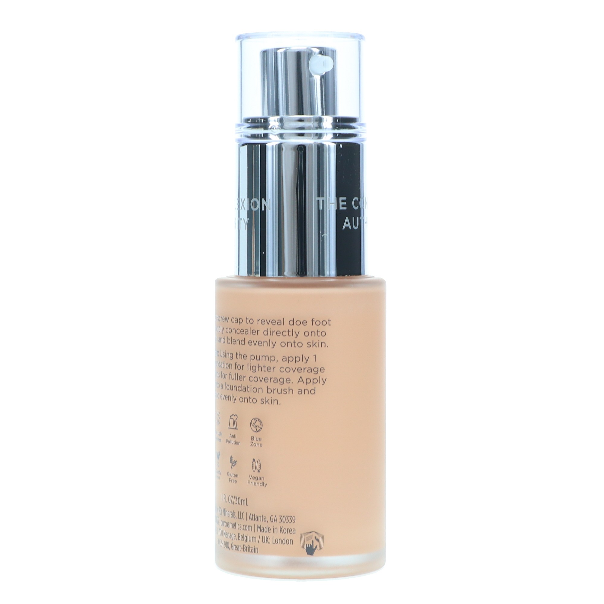 PUR 4-In-1 Love Your Selfie Longwear Foundation & Concealer Medium Neutral MN2 1 oz
