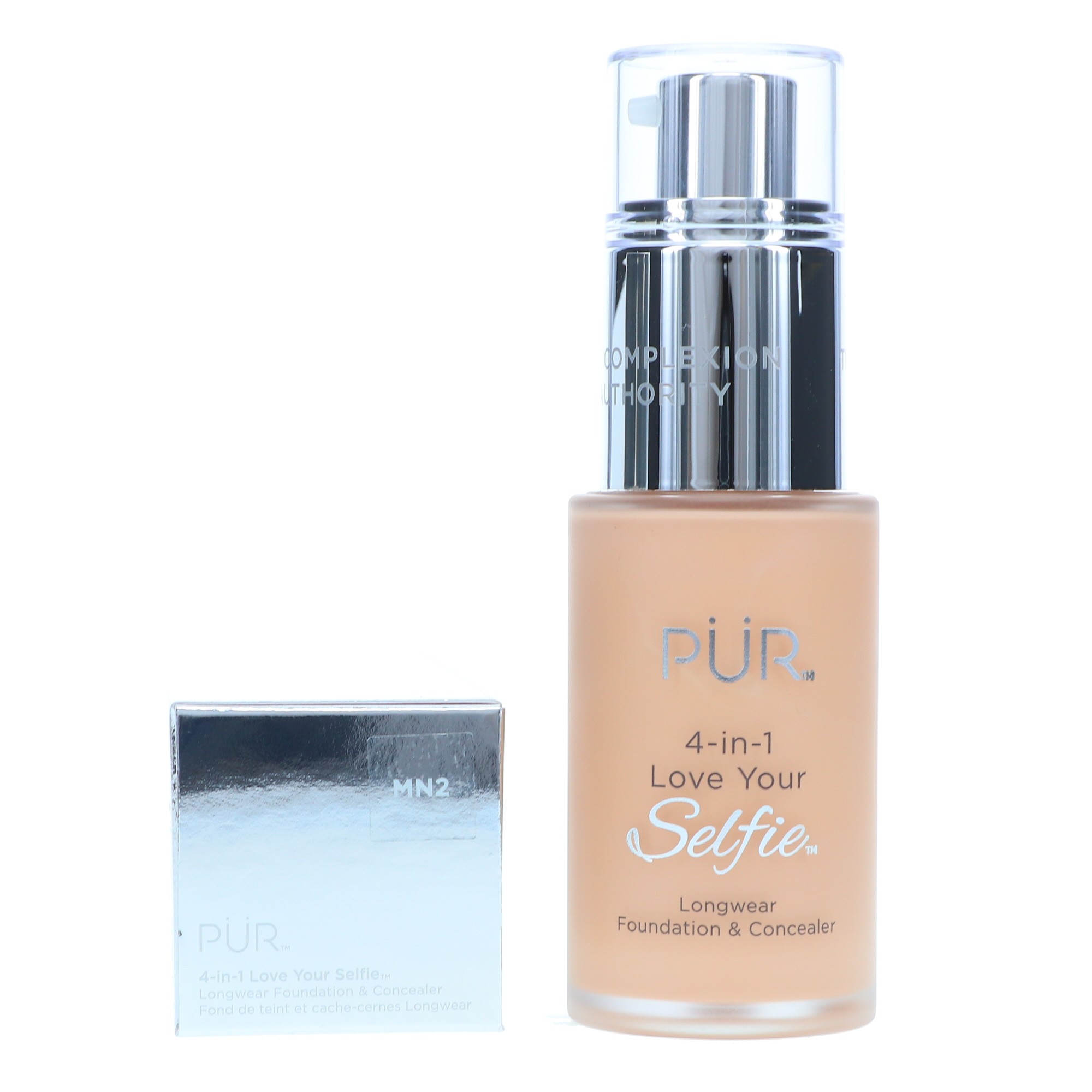 PUR 4-In-1 Love Your Selfie Longwear Foundation & Concealer Medium Neutral MN2 1 oz
