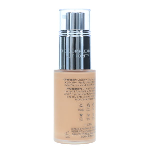 PUR 4-In-1 Love Your Selfie Longwear Foundation & Concealer Medium Neutral MN3 1 oz