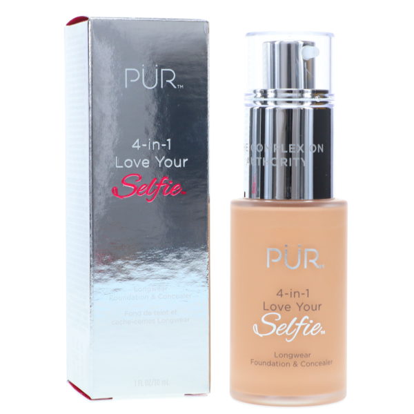 PUR 4-In-1 Love Your Selfie Longwear Foundation & Concealer Medium Neutral MN3 1 oz