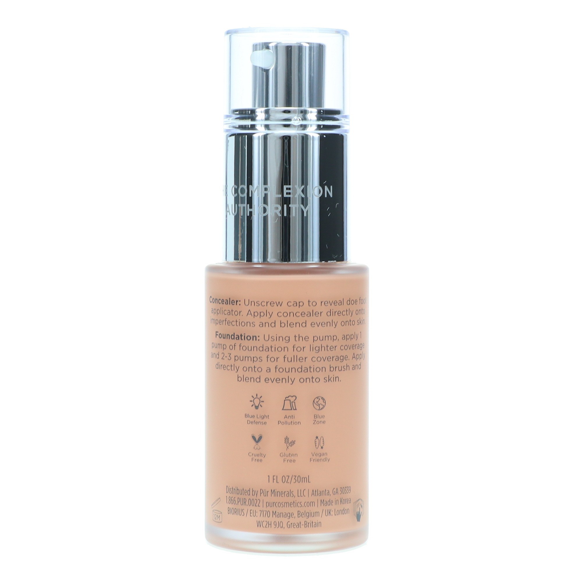 PUR 4-In-1 Love Your Selfie Longwear Foundation & Concealer Medium Pink MP3 1 oz