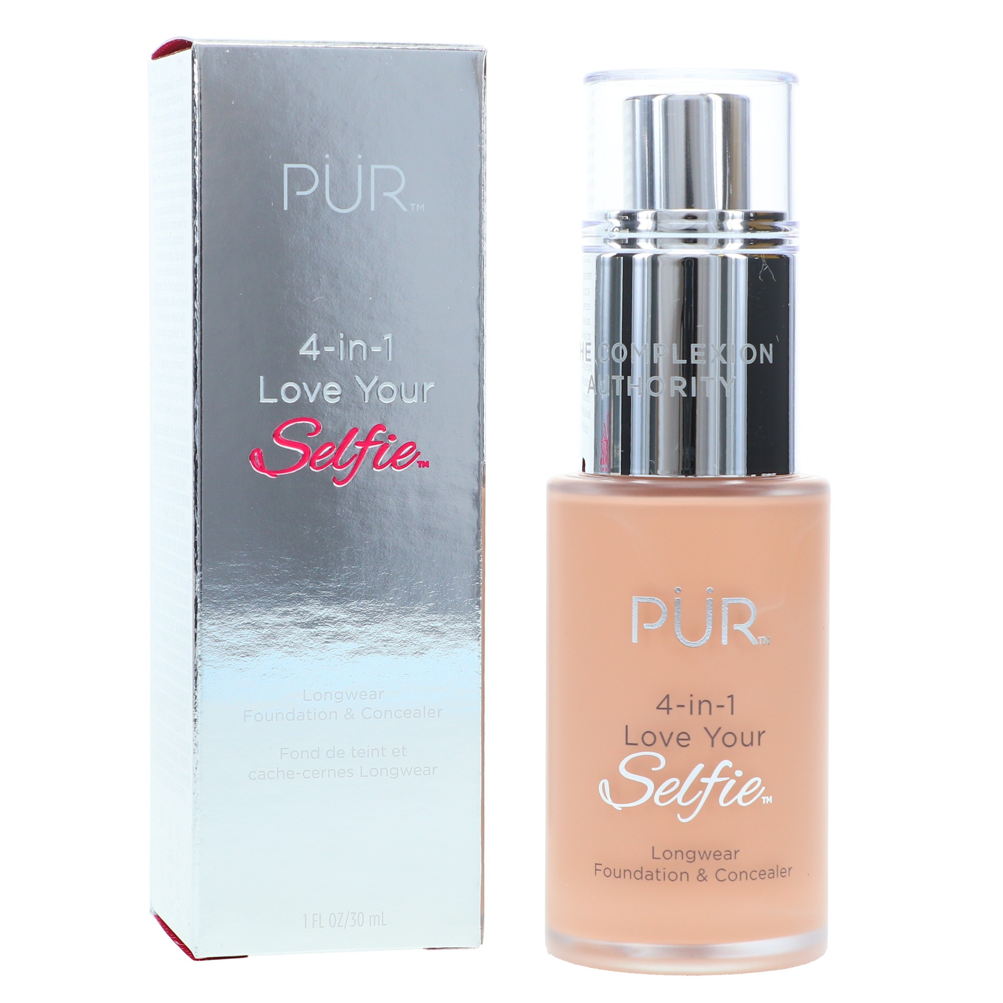 PUR 4-In-1 Love Your Selfie Longwear Foundation & Concealer Medium Pink MP3 1 oz
