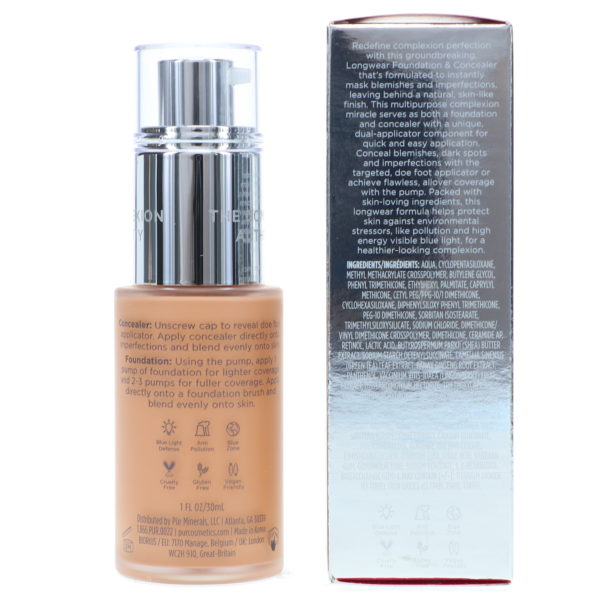 PUR 4-In-1 Love Your Selfie Longwear Foundation & Concealer Tan Neutral TN2 1 oz