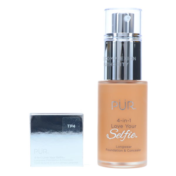 PUR 4-In-1 Love Your Selfie Longwear Foundation & Concealer Tan Pink TP4 1 oz