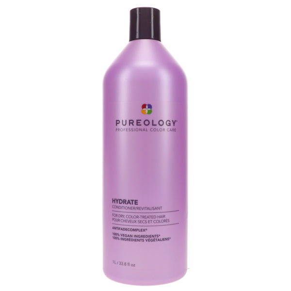 Pureology Hydrate Shampoo 333.8 oz & Hydrate Conditioner 33.8 oz Combo Pack